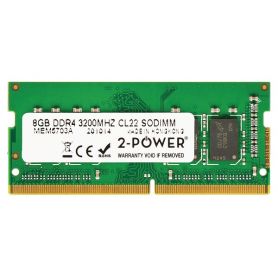 Memory DIMM 2-Power  - 8GB DDR4 3200MHz CL22 DIMM 2P-KVR32N22S6/8