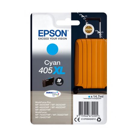 Epson Singlepack Cyan 405XL DURABrite Ultra Ink - C13T05H24020