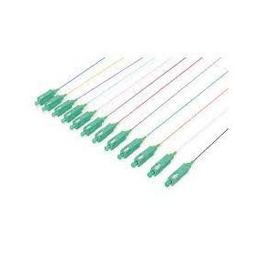 FO pigtail set, 12 pcs., SC (APC), SM OS2 09/125 u loose buffer, color code DIN IEC 304, 2 m