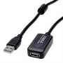 USB 2.0 Repeater Cable USB A male / A female Length 15m