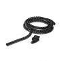 Cable bunch, slit version Nylon PA 66, 5.0m, I.D.32mm, bl