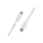 Lightning to USB-C Cable Braid 2M White