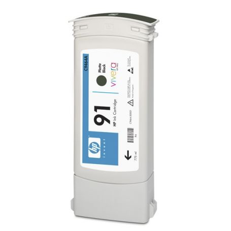 HP 91 775 ml Matte Black Ink Cartridge with Vivera Ink - C9464A