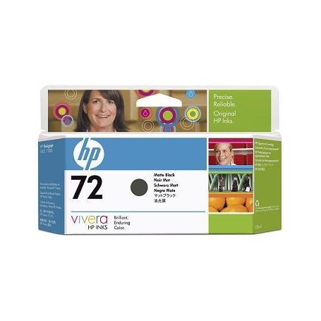 HP 72 130 ml Matte Black Ink Cartridge with Vivera Ink - C9403A