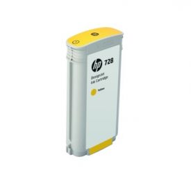 HP 728 130-ml Yellow DesignJet Ink Cartridge - F9J65A