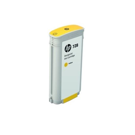 HP 728 130-ml Yellow DesignJet Ink Cartridge - F9J65A