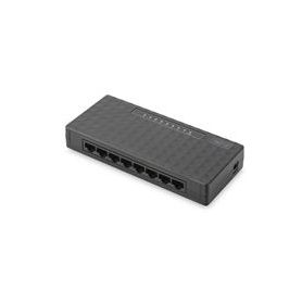 Gigabit Ethernet Switch, 8-port 10/100/1000 Mbps, 8x RJ45