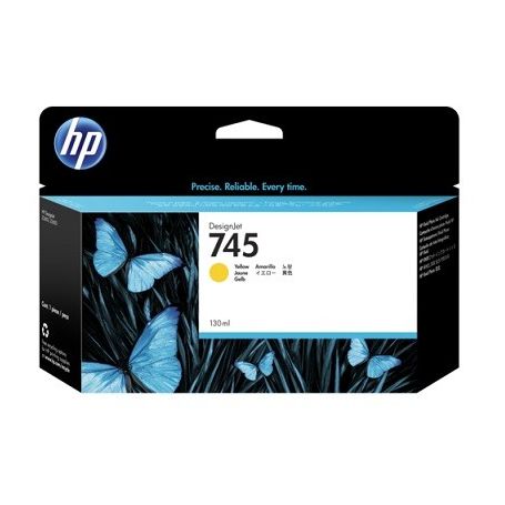 HP 745 130-ml Yellow Ink Cartridge - F9J96A