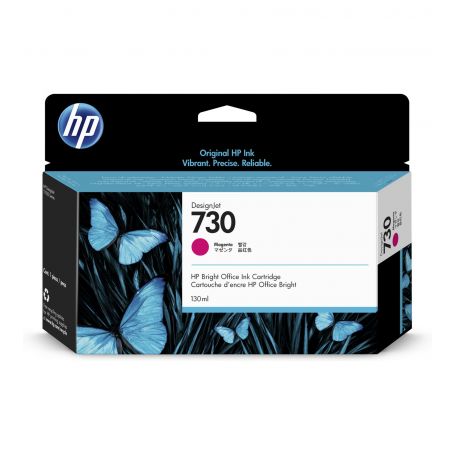 HP 730 130-ml Magenta Ink Cartridge - P2V63A