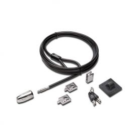 Kensington Desktop and Peripherals Standard Keyed Locking Kit 2.0 - Trancamento do cabo de segurança - 2.4 m