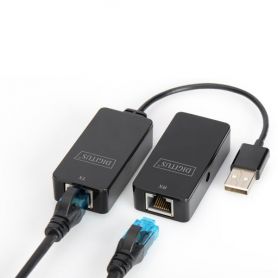 USB Extender, USB 2.0, 50 m for use with Cat5/5e/6 (UTP, STP or SFT) cable up to 50 m / 164 feet