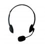 EWENT Headsets com microfone, cabo 2.1m - EW3563