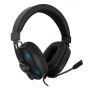 EWENT Headset Gaming com microfone para PC e Consola, Led´s RGB, 2xjack 3.5mm + USB - PL3321