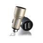 USB CAR CHARGER R5GREY 2x USB-A 5V 3.1Ah