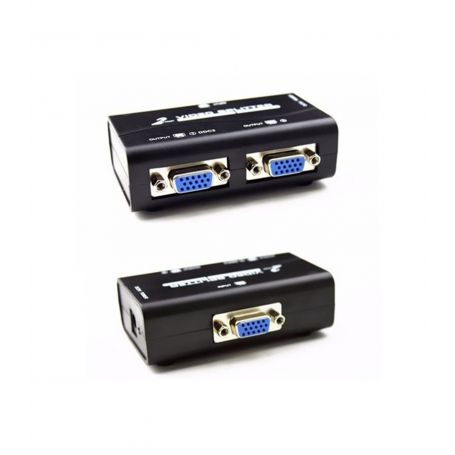 VIDEOSPLITTER VGA 2x MONITORES 250MHZ PP7602