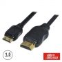 CABO HDMI MACHO / MINI HDMI MACHO PRETO 0.7m