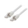 Equip Cat 8.1 S/FTP (PIMF) Patch Cable,  LSOH, Grey color , 1.0M  - 608010