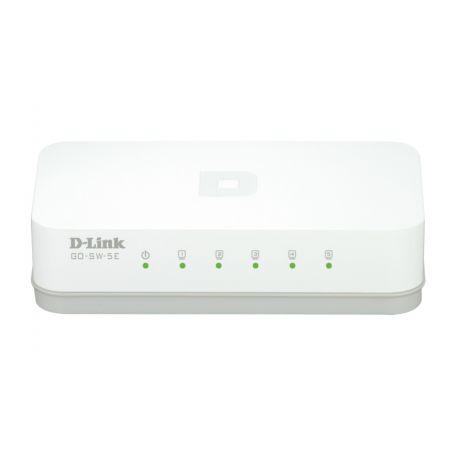 D-link 5-Port 10/100Mbps Fast Ethernet Unmanaged Switch - GO-SW-5E/E