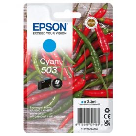 Epson Singlepack Cyan 503 Ink - C13T09Q24020