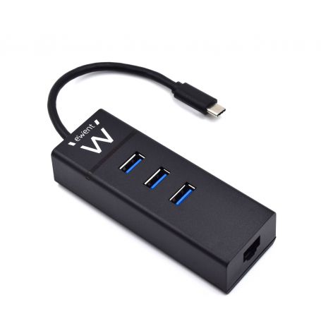 EWENT USB3.2 Gen 1 Hub Type C, 1 port USB 3.2 Gen1 + 3 ports USB 2.0 - EW1145