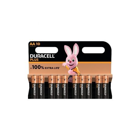 Battery General Alkaline - DURACELL PLUS POWER AA 10PK MN1500B10