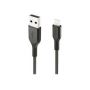 Lightning to USB-A Cable 0.15M Black