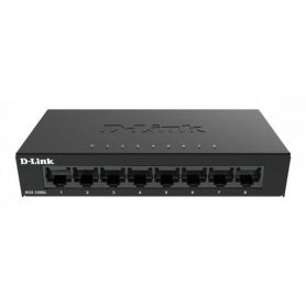 D-link 8-Port 10/100/1000 Gigabit - Metal Housing Unmanaged Switch - DGS-108GL/E