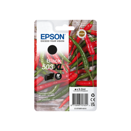 Epson Singlepack Black 503XL Ink - C13T09R14020