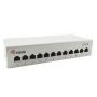 Equip Cat.6 Patch Panel 12-Port Desktop, light-grey, shielded - 227363