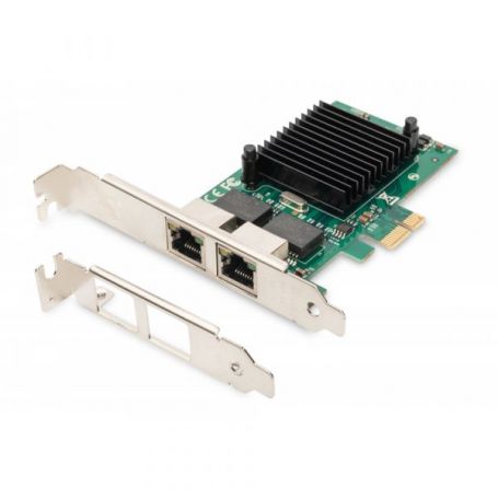 PLACA DE REDE DIGITUS PCIe 2P. GIGABIT DN-10132