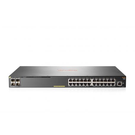 HPE Aruba 2930F 24G PoE+ 4SFP+ T Switch - JL263A