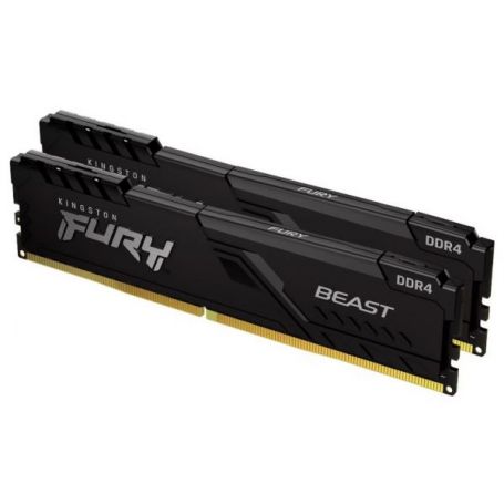 Kingston ValueRAM 16GB 3600MHZ DDR4 CL17 DIMM (KIT OF 2) FURY Beast Black  - KF436C17BBK2/16