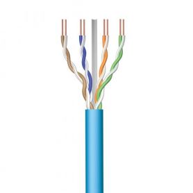 EWENT Cabo de Rede Cat 6A U/UTP AWG23/1 CU 30mt. CPR Eca Calss SOLID, Jacket LSZH blue - IM1221