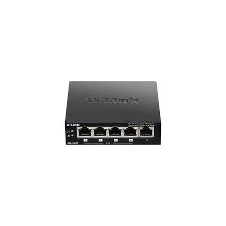 D-link 5-Port 10/100Mbps with one PoE Port (port 1)Desktop Switch - DES-1005P/E