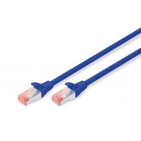 CAT 6 S-FTP patch cable, Cu, LSZH AWG 27/7, length 5 m, 10 pieces, color white