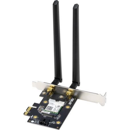 Asus PCE-AX3000 - Wi-Fi 6 (802.11ax) AX3000 Dual-Band PCIe Wi-Fi Adapter - 90IG0610-MO0R10