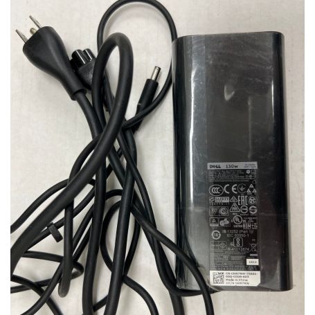 Power AC adapter Dell 110-240V - AC Adapter 19.5V 6.7A 130W includes power cable M1MYR