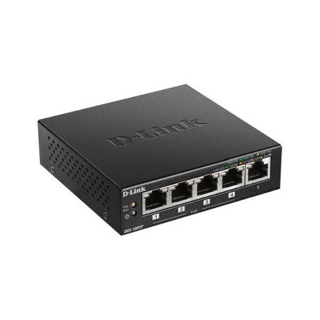 D-link 5-Port 10/100/1000 Gigabit PoE+ Switch (60W) - DGS-1005P/E