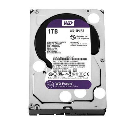 Western Digital HDD 1TB AV PURPLE 64mb cache SATA 6gb/s 3.5'' - TWD10PURZ