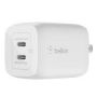 Belkin BOOST CHARGE PRO GaN - Adaptador de alimentação - tecnologia PPS e GaN - 65 Watt - Fast Charge, PD 3.0