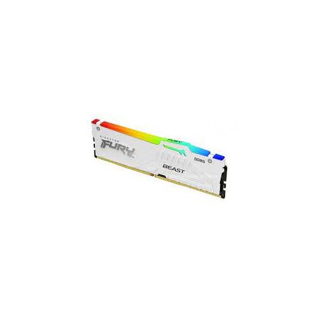 Kingston ValueRAM 16GB 5600MT/s DDR5 CL36 DIMM FURY Beast White RGB EXPO - KF556C36BWEA-16