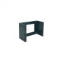 8U wall mounting patch bracket, 360.8x528x225 mm adjustable depth, color black (RAL 9005) color black (RAL 9005)