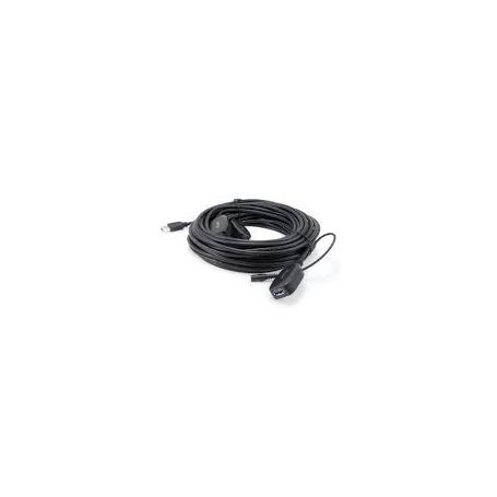 Equip USB 3.0 Active Extension Cable, 15.0m - Black - 133348