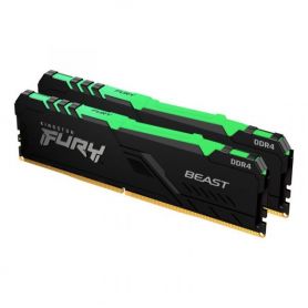 Kingston ValueRAM 32GB 3200MHZ DDR4 CL16 DIMM (KIT OF 2) FURY Beast Black  - KF432C16BBK2/32