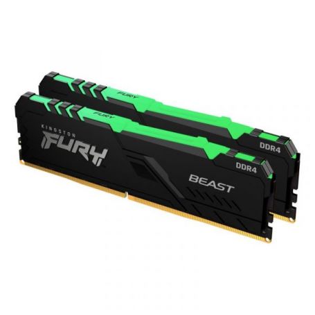 Kingston ValueRAM 32GB 3200MHZ DDR4 CL16 DIMM (KIT OF 2) FURY Beast Black  - KF432C16BBK2/32