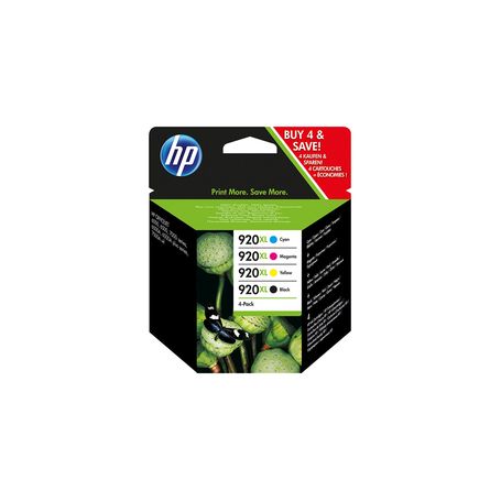 PACK TINTEIRO HP 920XL PRETO+CORES C2N92NE