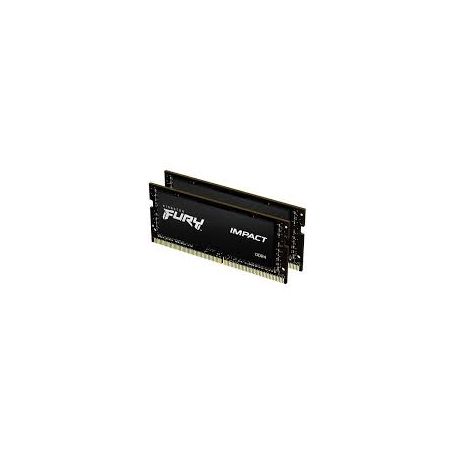 Kingston ValueRAM 32GB 3200MHZ DDR4 CL20 SODIMM (KIT OF 2) FURY Impact - KF432S20IBK2/32