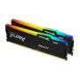 Kingston ValueRAM 16GB 4800MT/S DDR5 CL38 DIMM (KIT OF 2) FURY BEAST RGB - KF548C38BBAK2-16