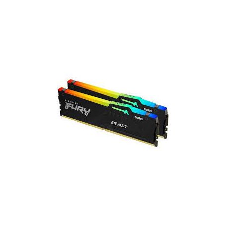 Kingston ValueRAM 16GB 5200MT/s DDR5 CL36 DIMM (Kit of 2) FURY Beast RGB EXPO - KF552C36BBEAK2-16