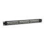 Equip Cat.6A Patch Panel 24-Port 19 Inch 1U black - 326625